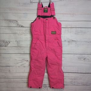 C. E. Schmidt Workwear Bibs Overalls Kids Lined Snowsuit Pink Size 4T CE Schmidt